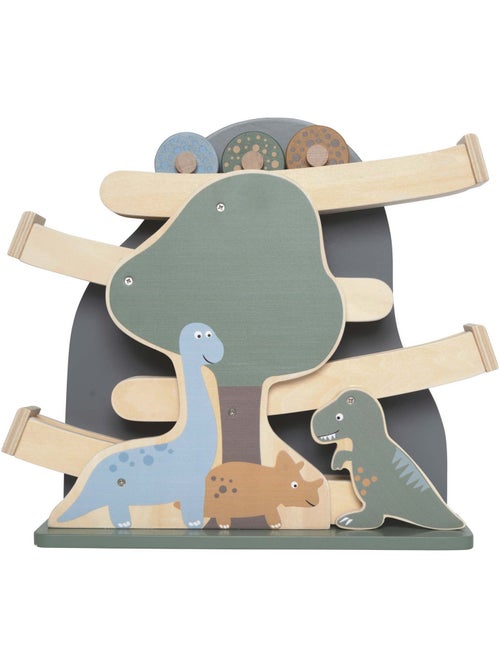 Jabadabado | jouet en bois rampe de course circuit dino - Kiabi