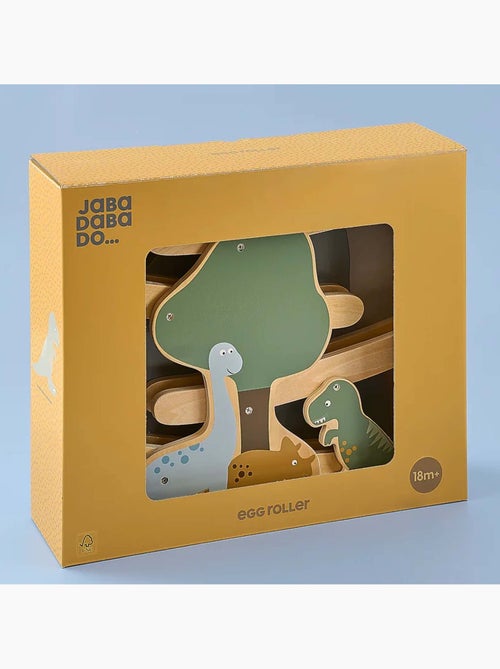 Jabadabado | jouet en bois rampe de course circuit dino - Kiabi