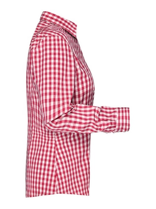 James and Nicholson - Blouse motif/style à carreaux - Kiabi