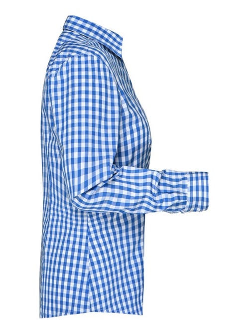 James and Nicholson - Blouse motif/style à carreaux - Kiabi