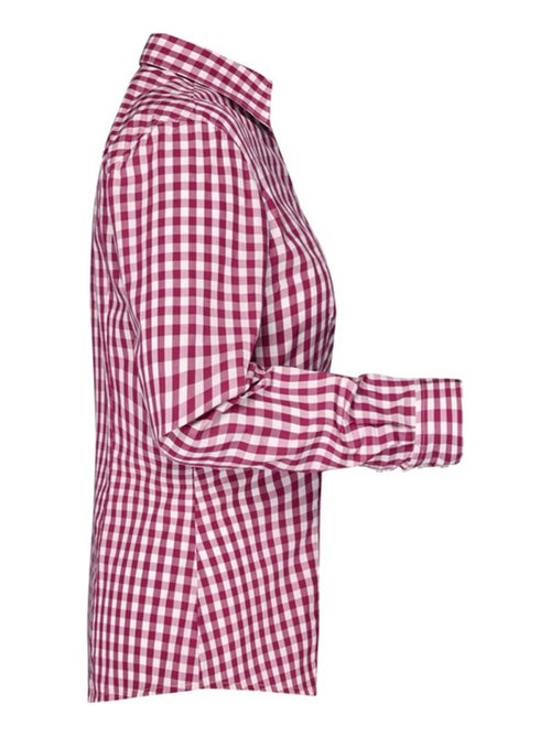 James and Nicholson - Blouse motif/style à carreaux - Kiabi