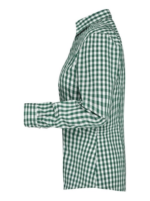 James and Nicholson - Blouse motif/style à carreaux - Kiabi