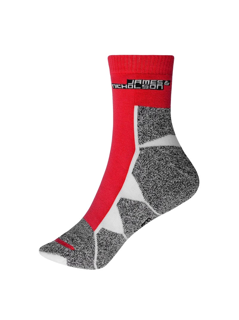 James and Nicholson - Chaussettes de sport Blanc Rouge Blanc - Kiabi