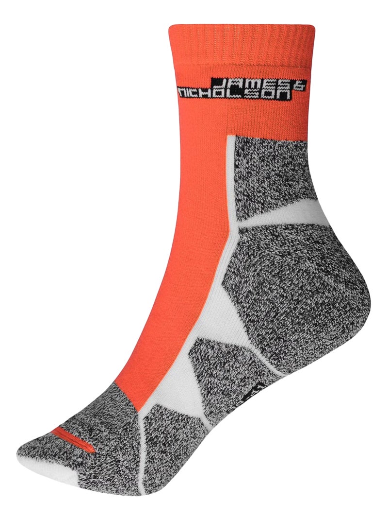 James and Nicholson - Chaussettes de sport Orange corail - Kiabi