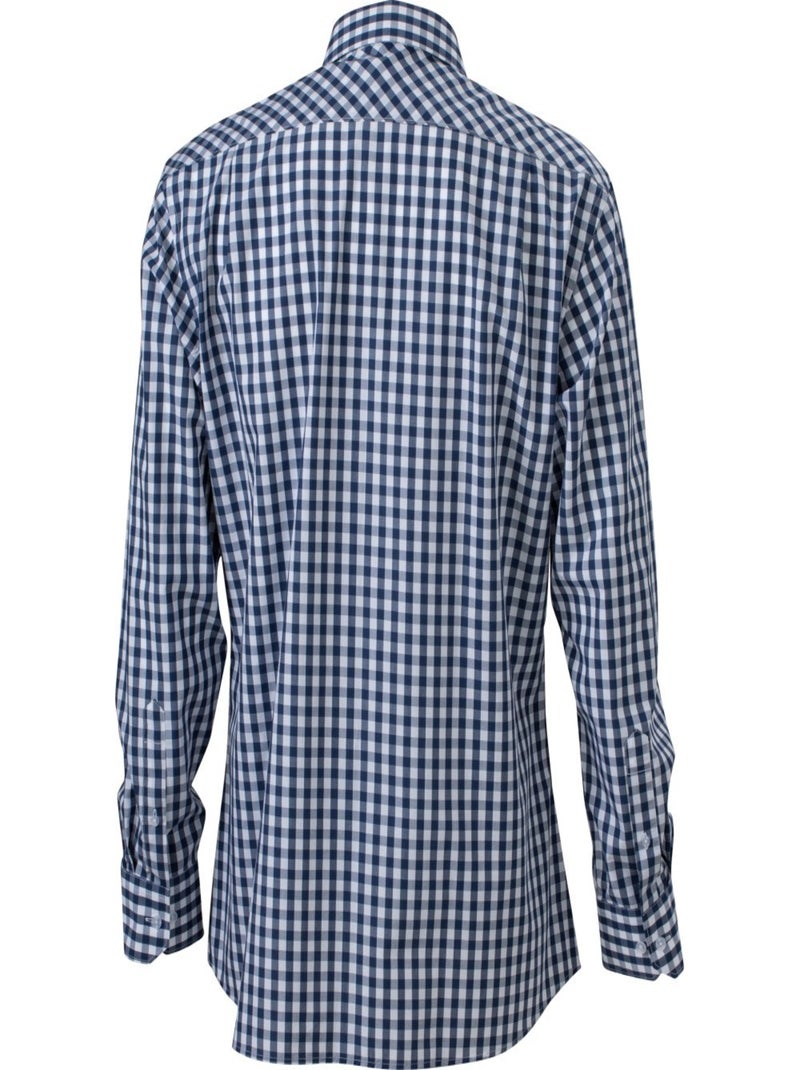 James and Nicholson - Chemise motif/style à carreaux Bleu Bleu marine Blanc - Kiabi