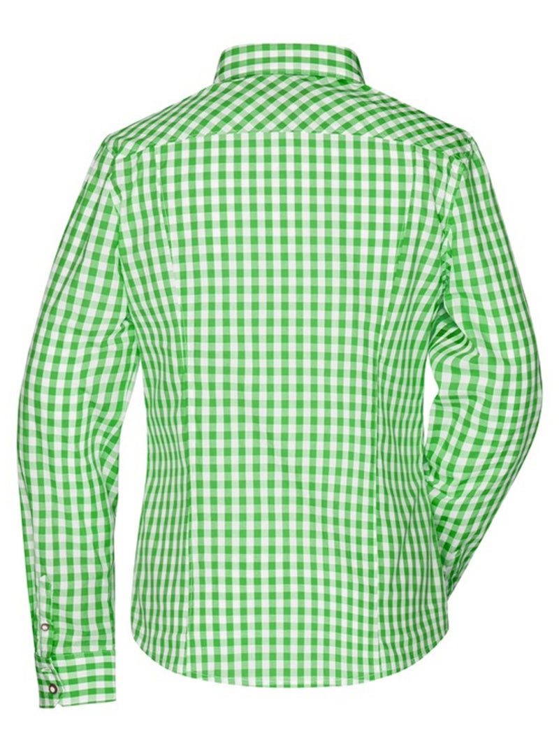 James and Nicholson - Chemisier TRADITIONAL Vert - Kiabi