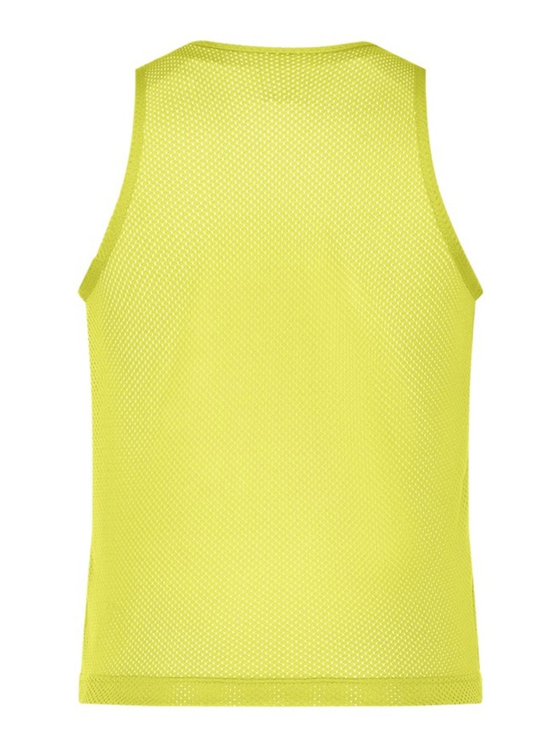 James and Nicholson - Débardeur motif/style uni TEAM Jaune - Kiabi