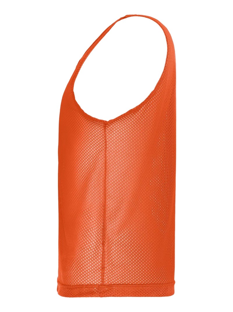 James and Nicholson - Débardeur motif/style uni TEAM Orange - Kiabi