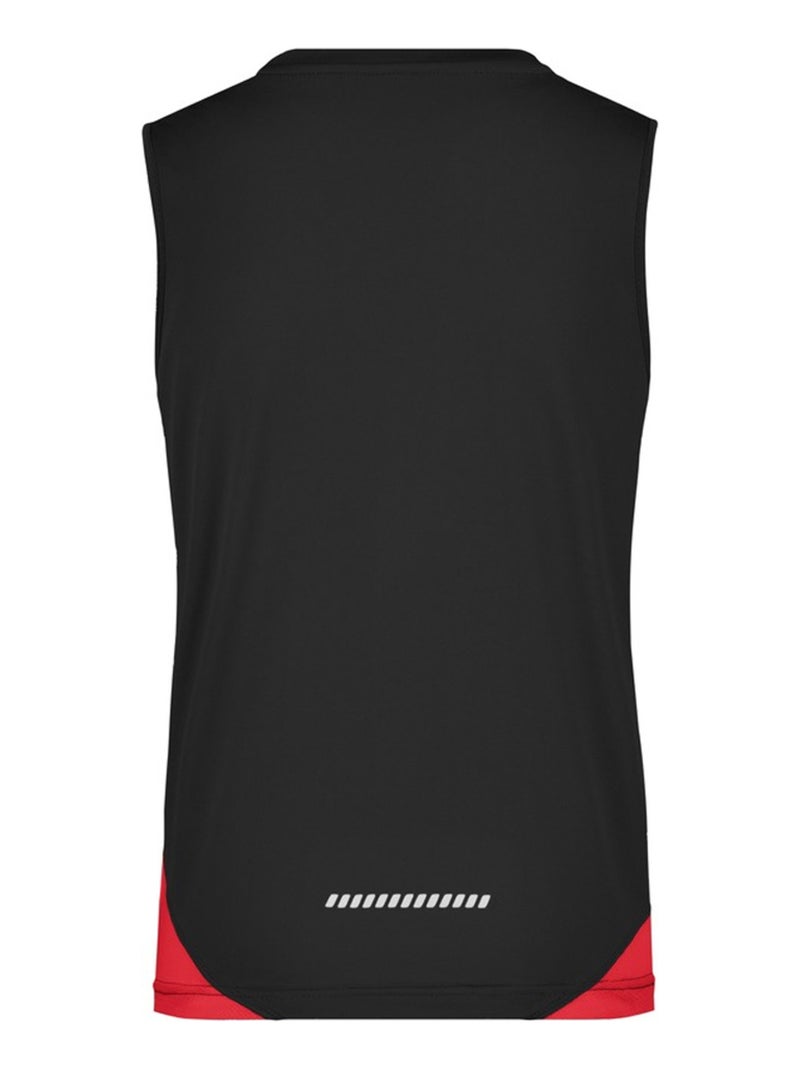 James and Nicholson - Débardeur Noir Rouge - Kiabi