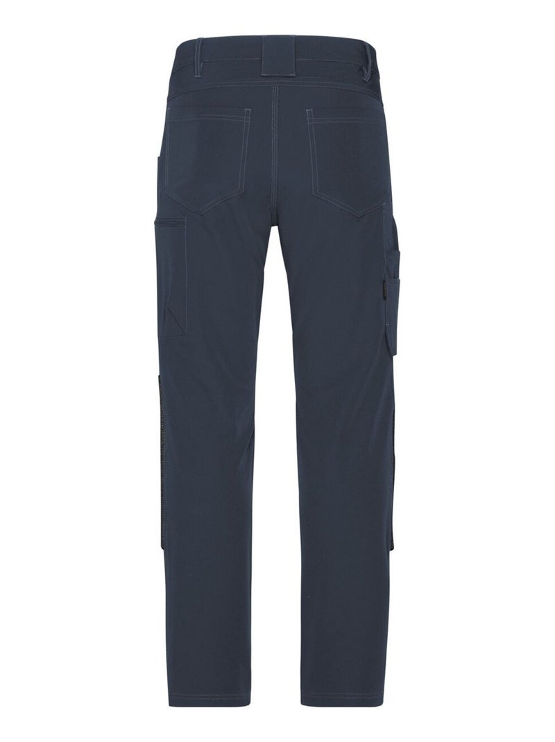 James and Nicholson - Pantalon de travail Gris Noir - Kiabi