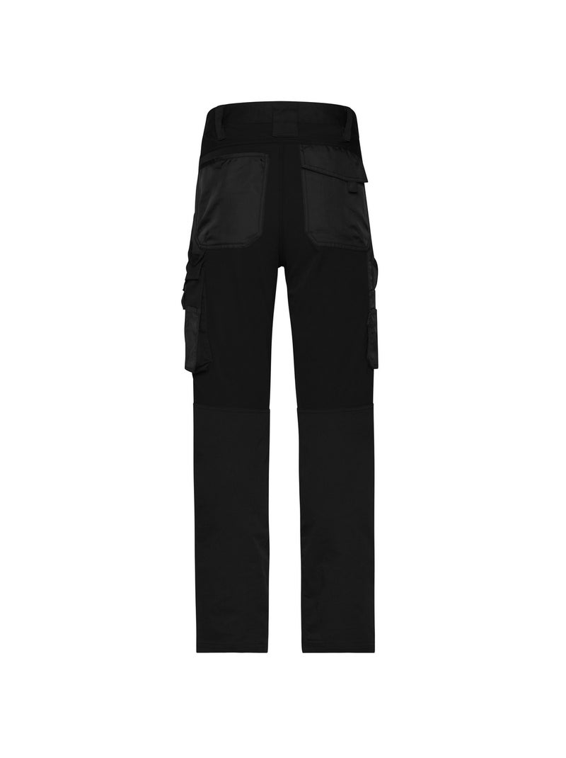 James and Nicholson - Pantalon de travail motif/style uni Noir - Kiabi