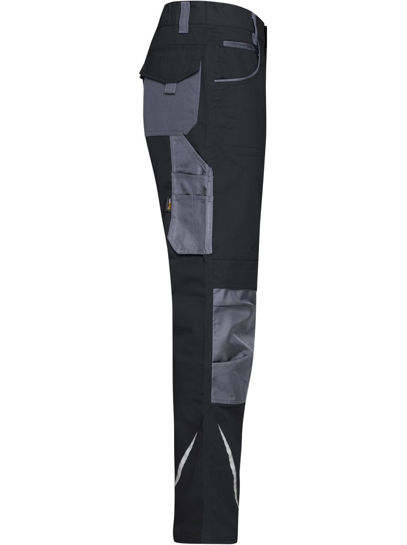 James and Nicholson - Pantalon de travail Noir Noir - Kiabi