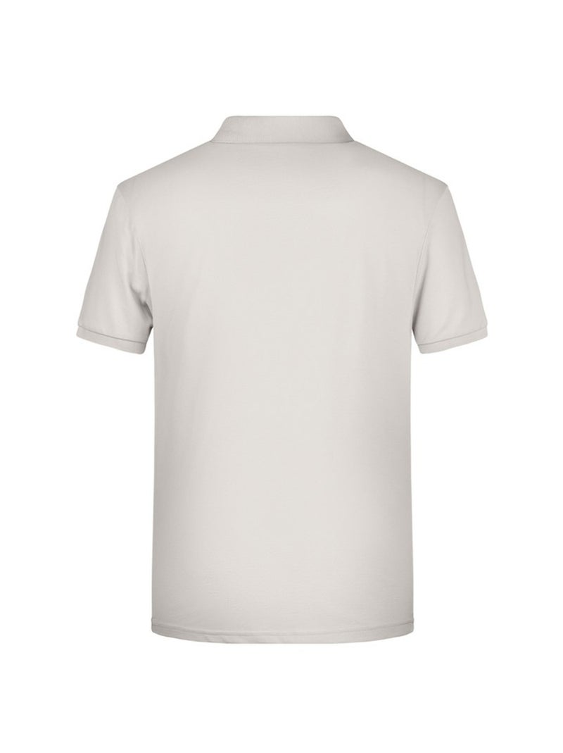James and Nicholson - Polo BASIC Blanc Beige - Kiabi