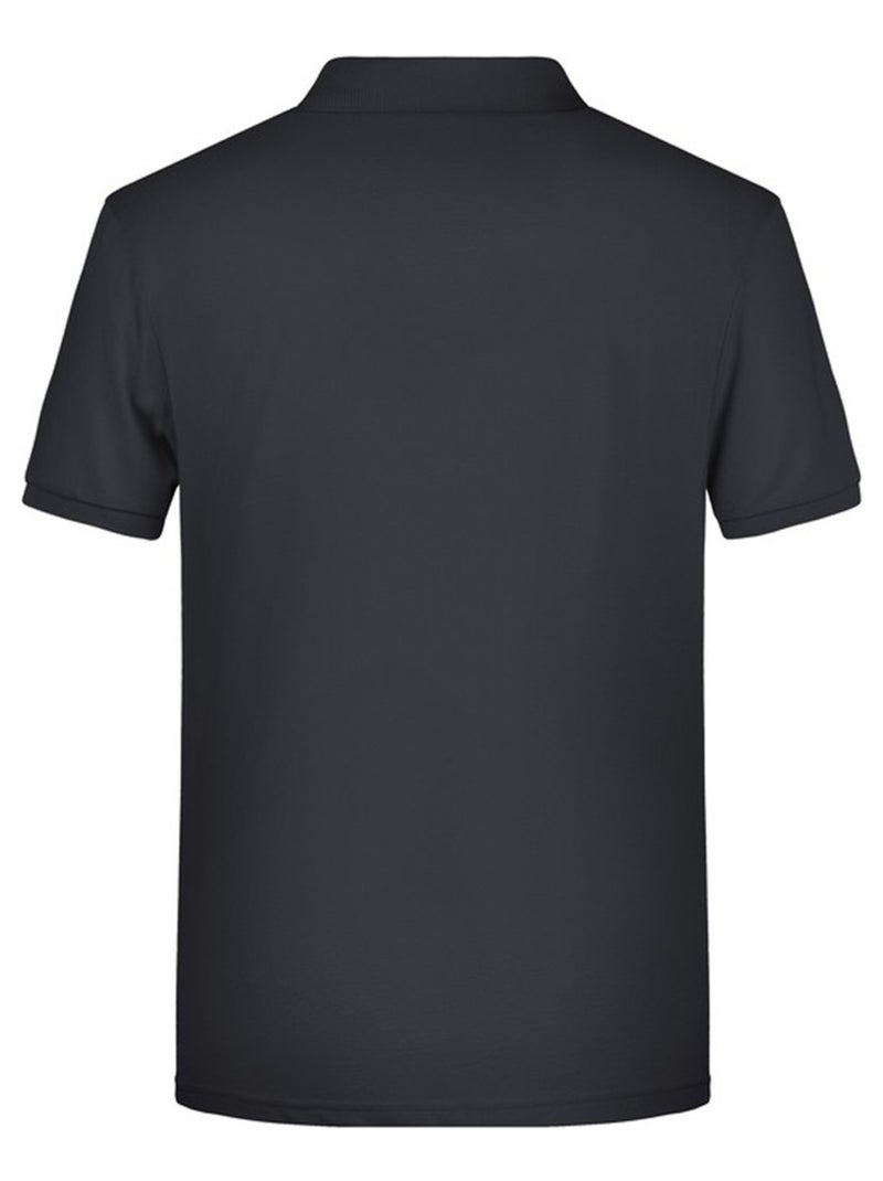 James and Nicholson - Polo BASIC Noir Gris - Kiabi