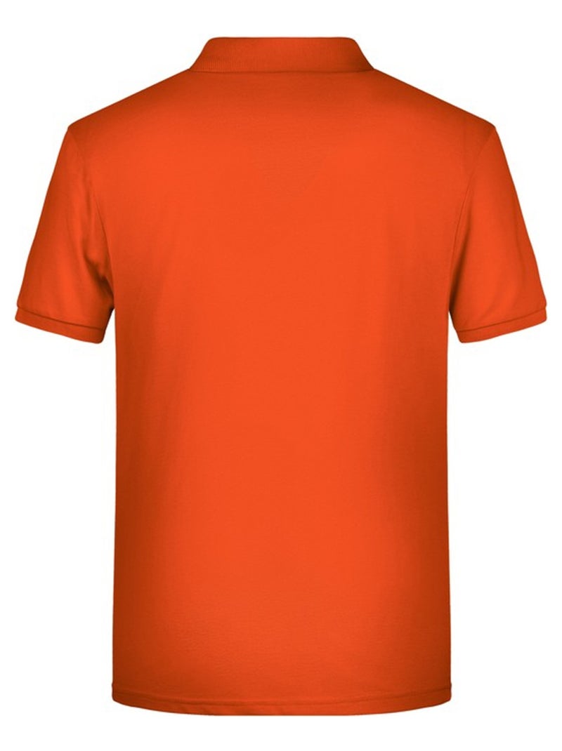 James and Nicholson - Polo BASIC Orange clémentine - Kiabi