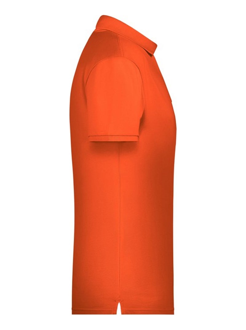 James and Nicholson - Polo BASIC Orange clémentine - Kiabi