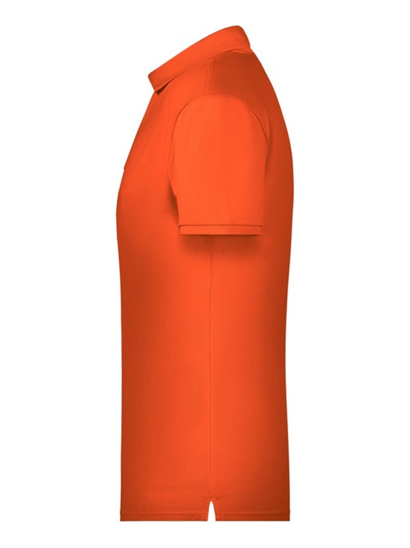 James and Nicholson - Polo BASIC Orange clémentine - Kiabi