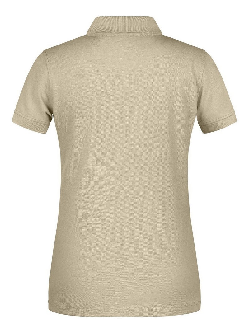 James and Nicholson - Polo BIO WORKWEAR Beige gris - Kiabi