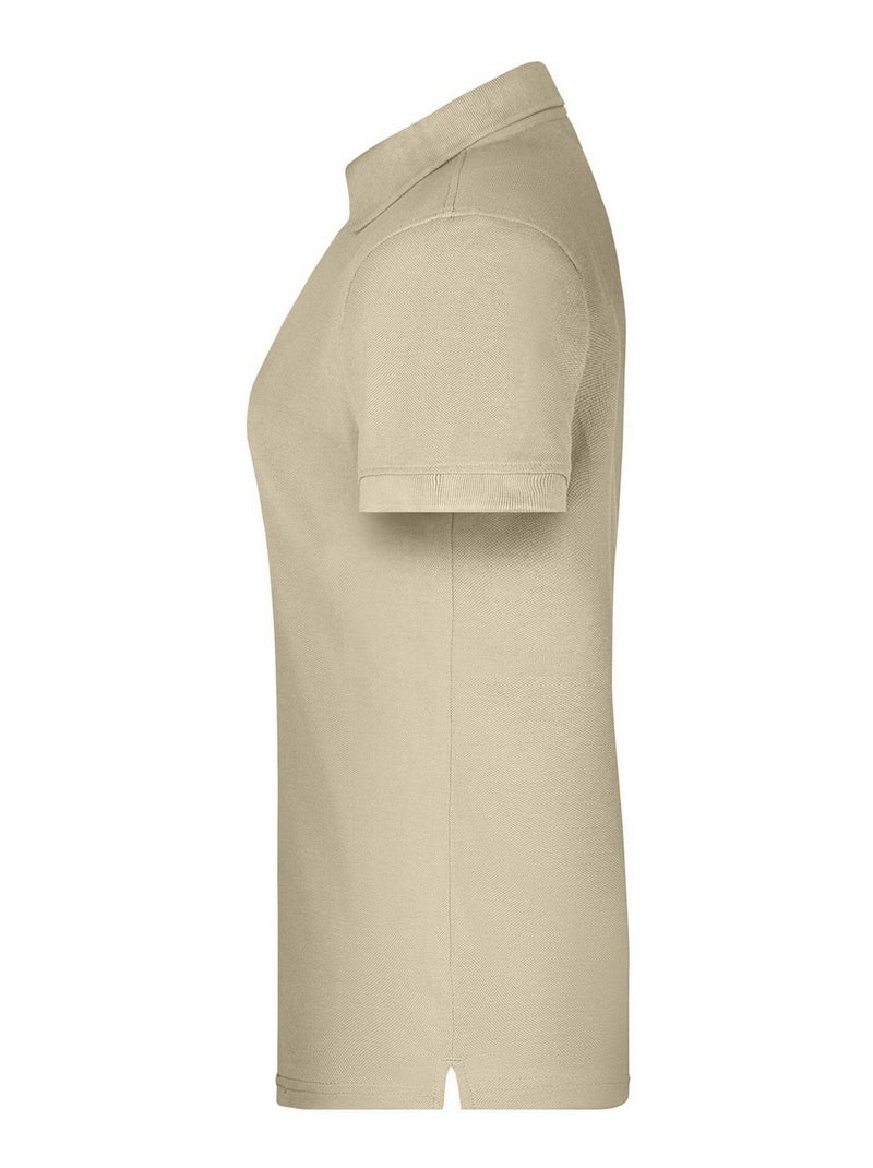 James and Nicholson - Polo BIO WORKWEAR Beige gris - Kiabi
