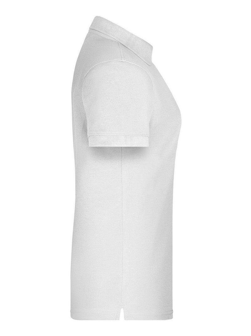 James and Nicholson - Polo BIO WORKWEAR Blanc - Kiabi