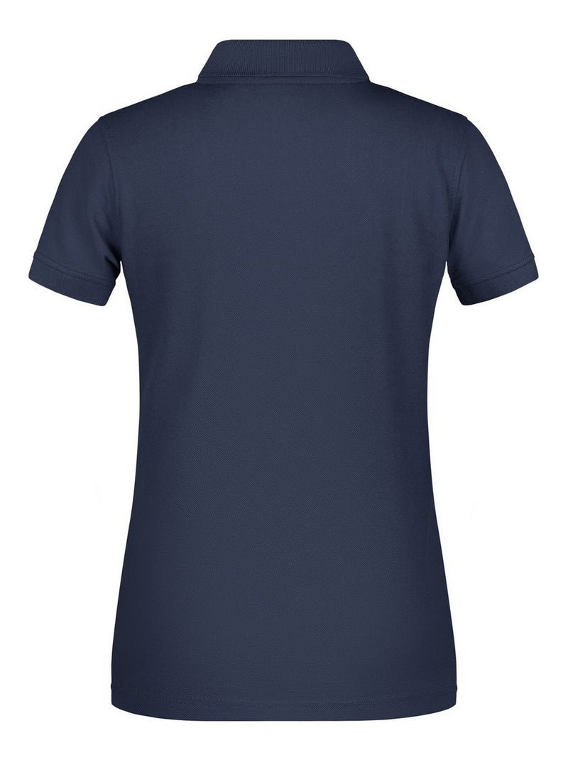 James and Nicholson - Polo BIO WORKWEAR Bleu marine - Kiabi