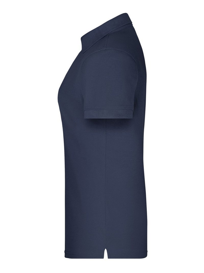 James and Nicholson - Polo BIO WORKWEAR Bleu marine - Kiabi