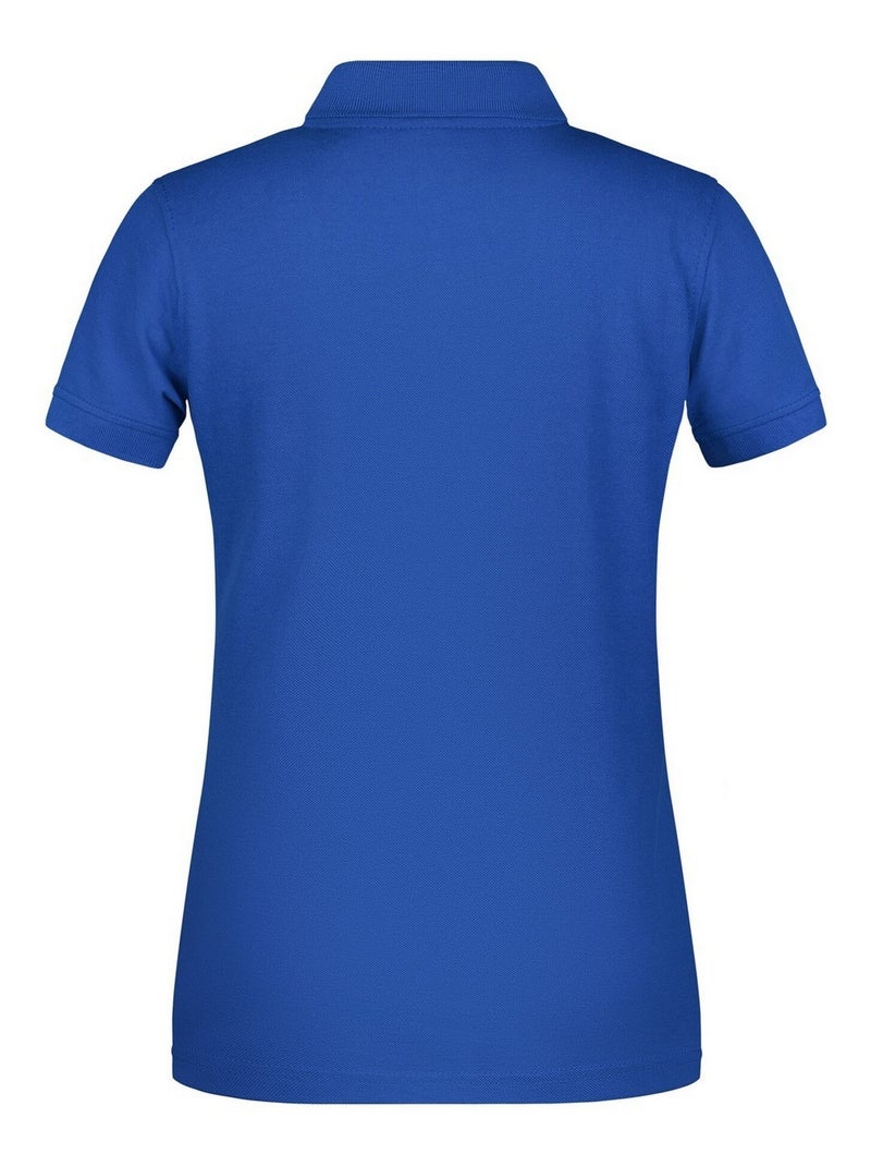 James and Nicholson - Polo BIO WORKWEAR Bleu roi - Kiabi