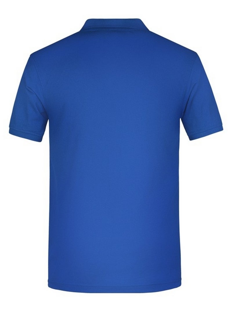 James and Nicholson - Polo BIO WORKWEAR Bleu roi - Kiabi