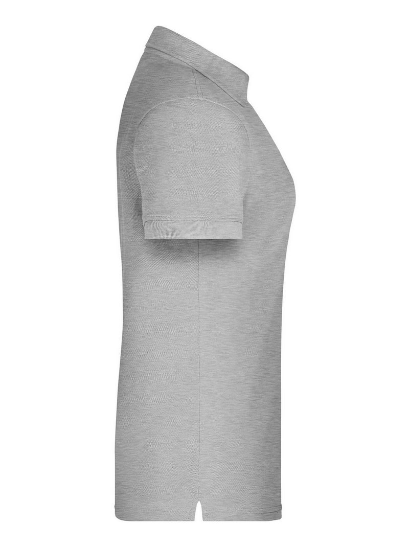 James and Nicholson - Polo BIO WORKWEAR Gris chiné - Kiabi