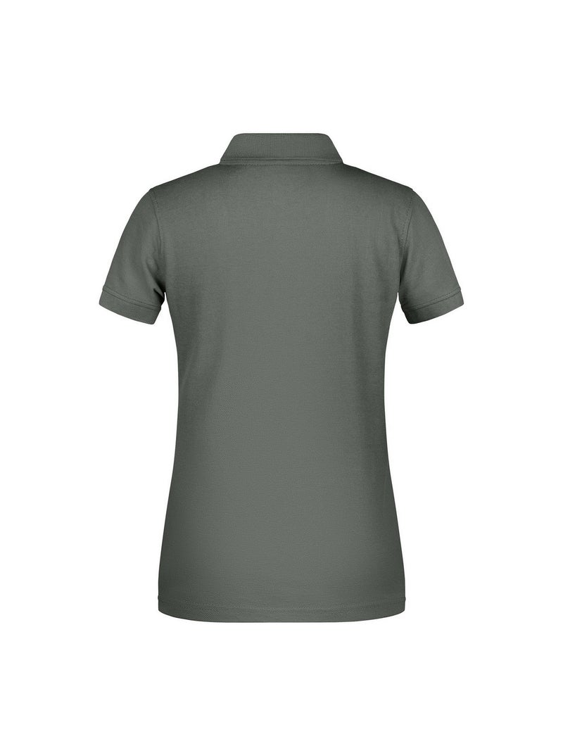 James and Nicholson - Polo BIO WORKWEAR Gris foncé - Kiabi