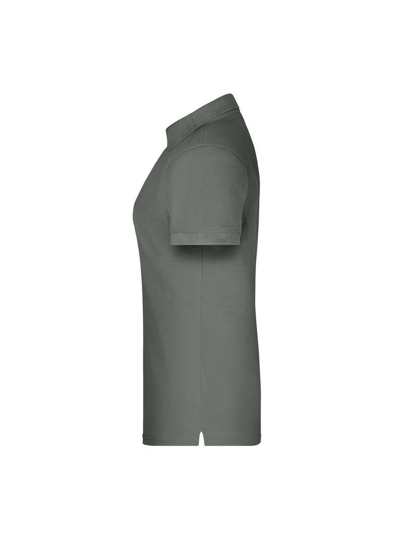 James and Nicholson - Polo BIO WORKWEAR Gris foncé - Kiabi
