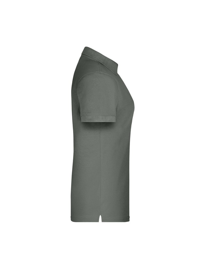 James and Nicholson - Polo BIO WORKWEAR Gris foncé - Kiabi