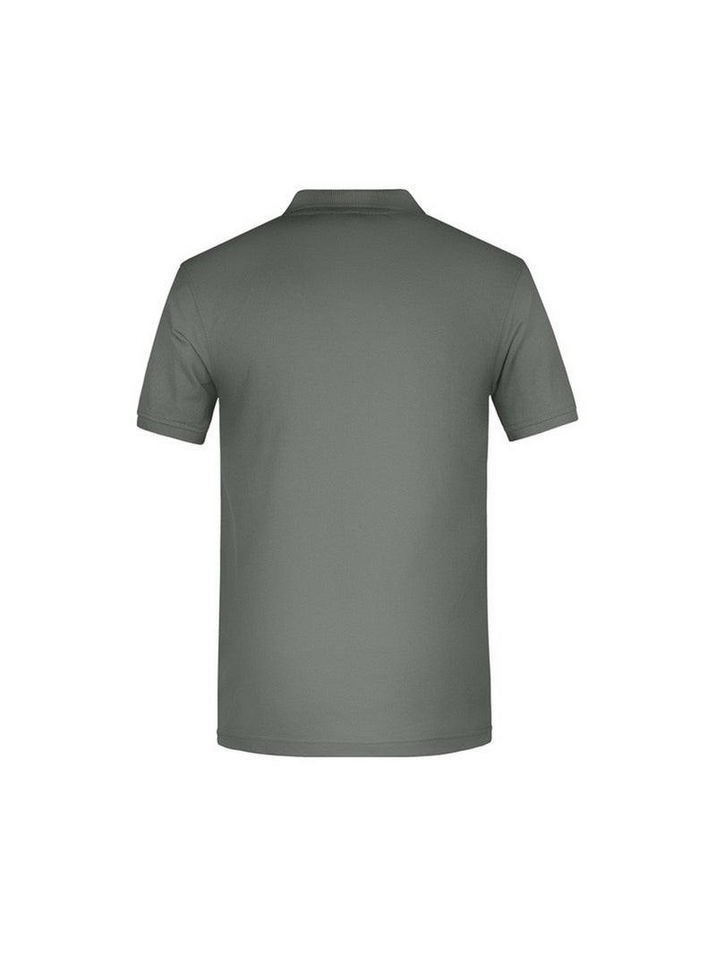 James and Nicholson - Polo BIO WORKWEAR Gris foncé - Kiabi