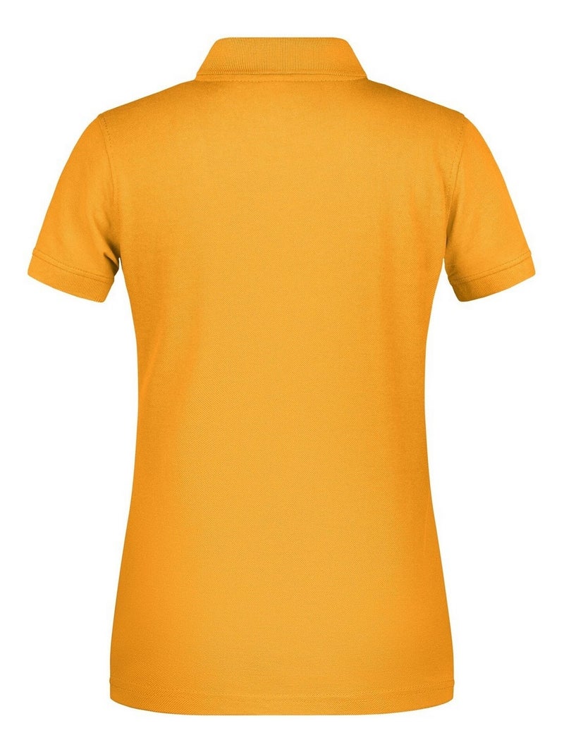 James and Nicholson - Polo BIO WORKWEAR Jaune or - Kiabi