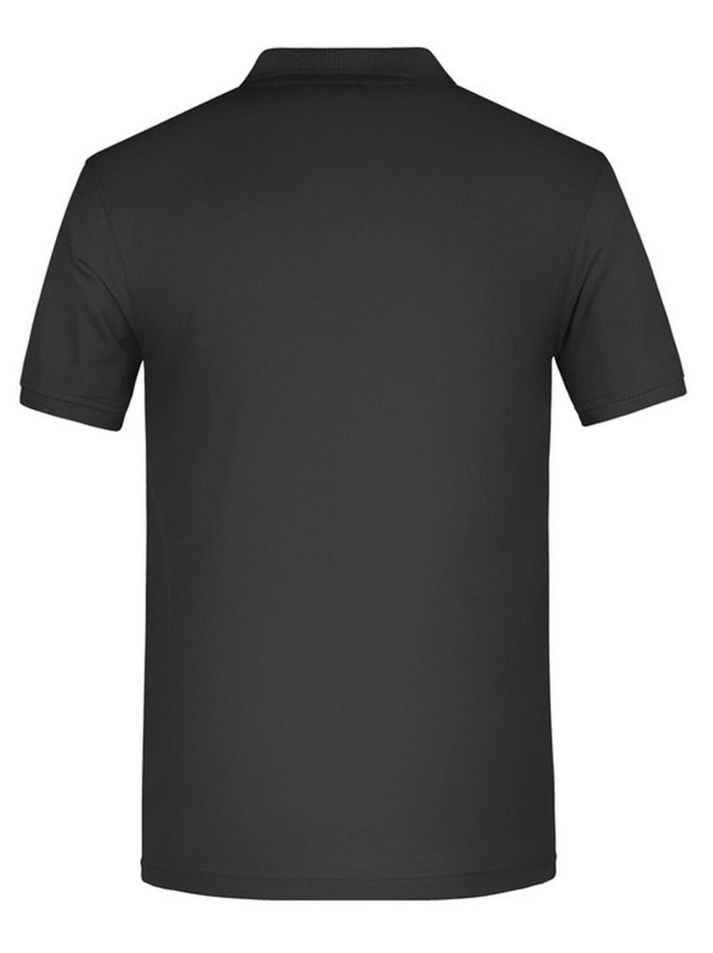 James and Nicholson - Polo BIO WORKWEAR Noir - Kiabi