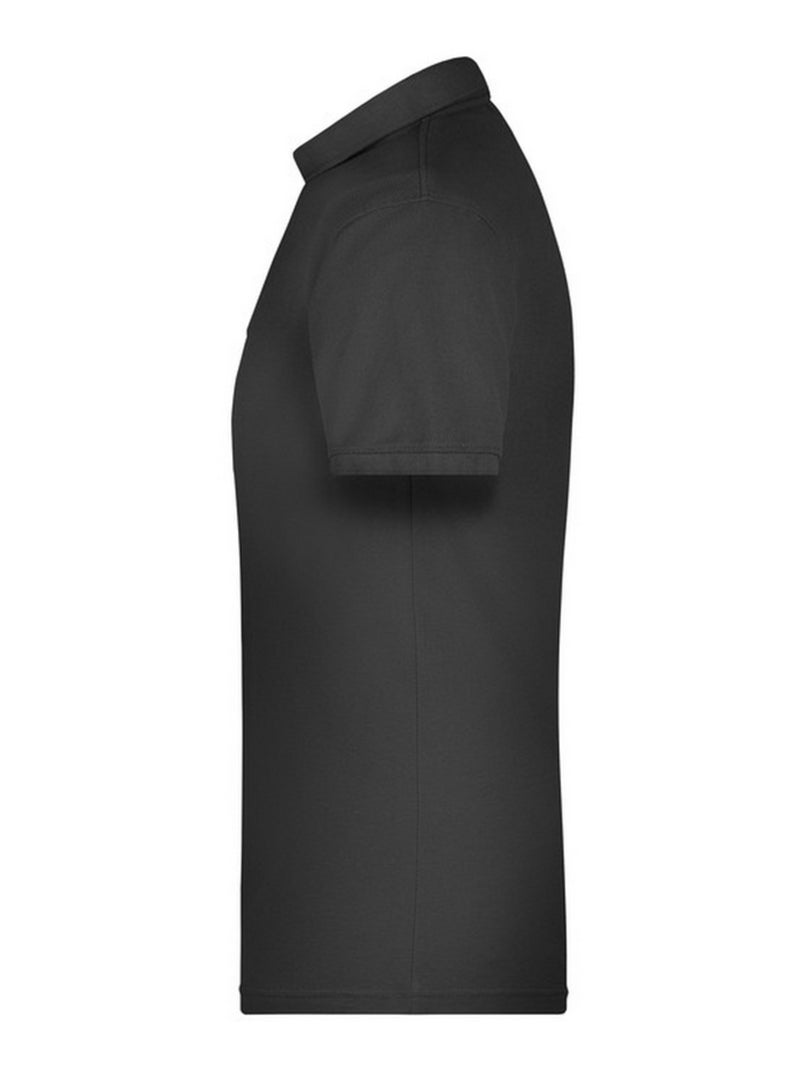 James and Nicholson - Polo BIO WORKWEAR Noir - Kiabi