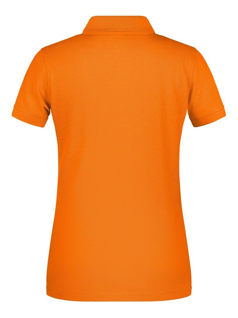 James and Nicholson - Polo BIO WORKWEAR Orange - Kiabi