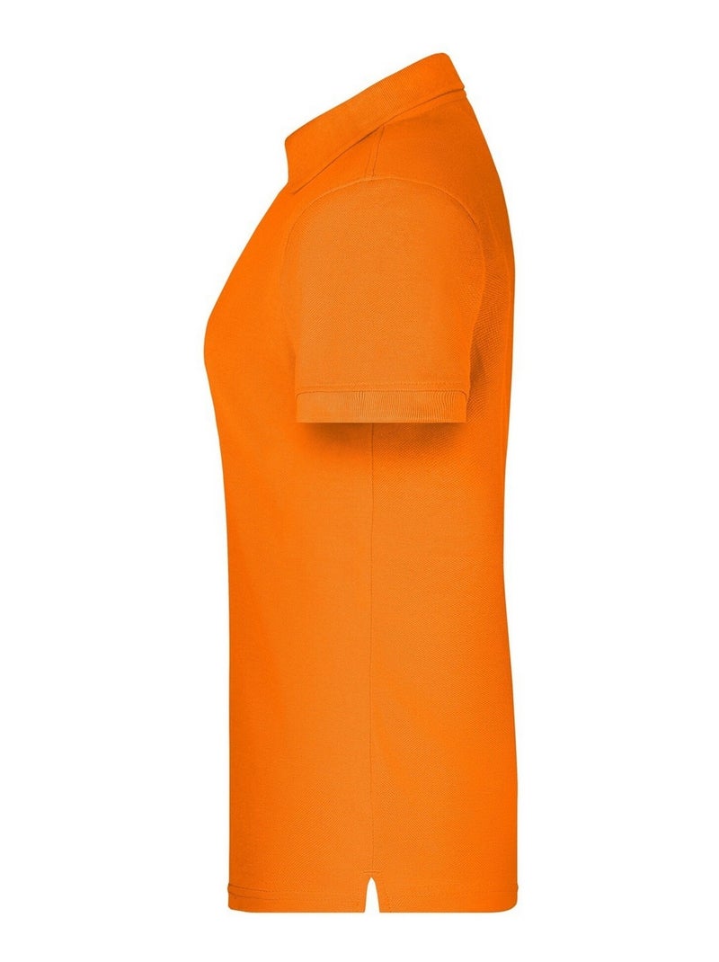 James and Nicholson - Polo BIO WORKWEAR Orange - Kiabi