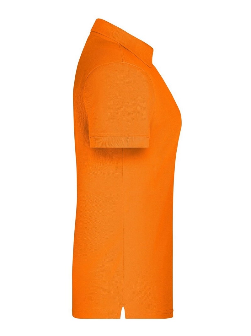 James and Nicholson - Polo BIO WORKWEAR Orange - Kiabi