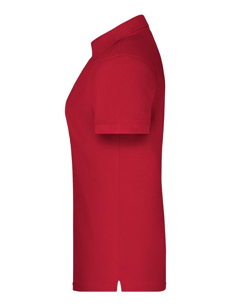 James and Nicholson - Polo BIO WORKWEAR Rouge - Kiabi