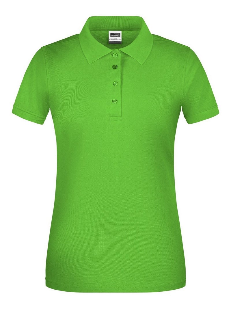 James and Nicholson - Polo BIO WORKWEAR Vert - Kiabi