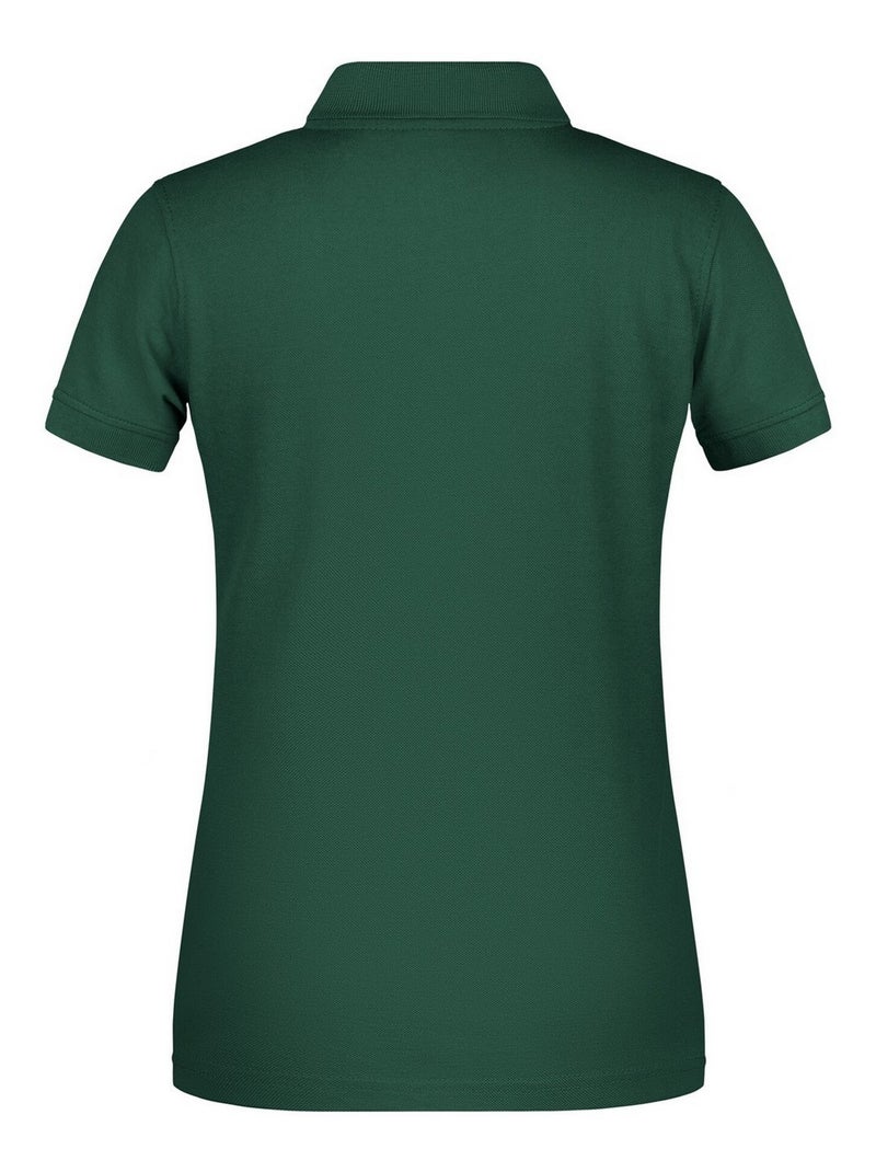 James and Nicholson - Polo BIO WORKWEAR Vert foncé - Kiabi