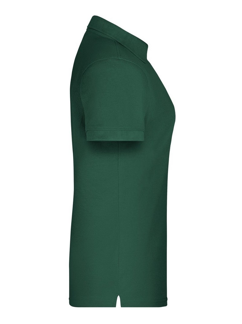 James and Nicholson - Polo BIO WORKWEAR Vert foncé - Kiabi