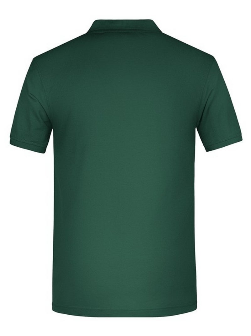 James and Nicholson - Polo BIO WORKWEAR Vert foncé - Kiabi