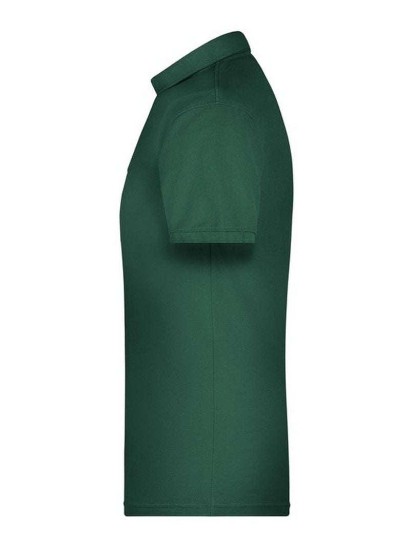 James and Nicholson - Polo BIO WORKWEAR Vert foncé - Kiabi