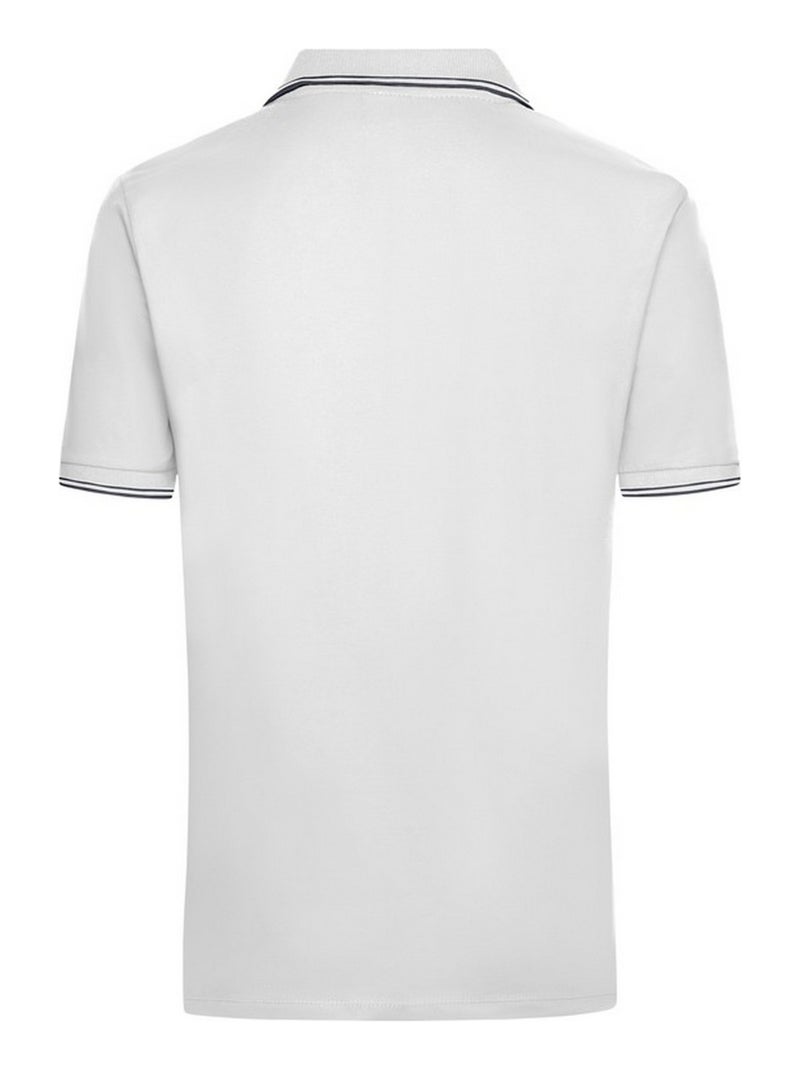 James and Nicholson - Polo Blanc Bleu - Kiabi