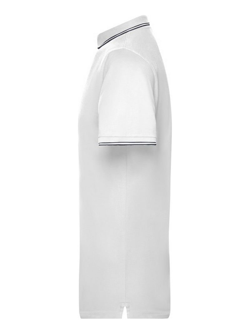 James and Nicholson - Polo Blanc Bleu - Kiabi