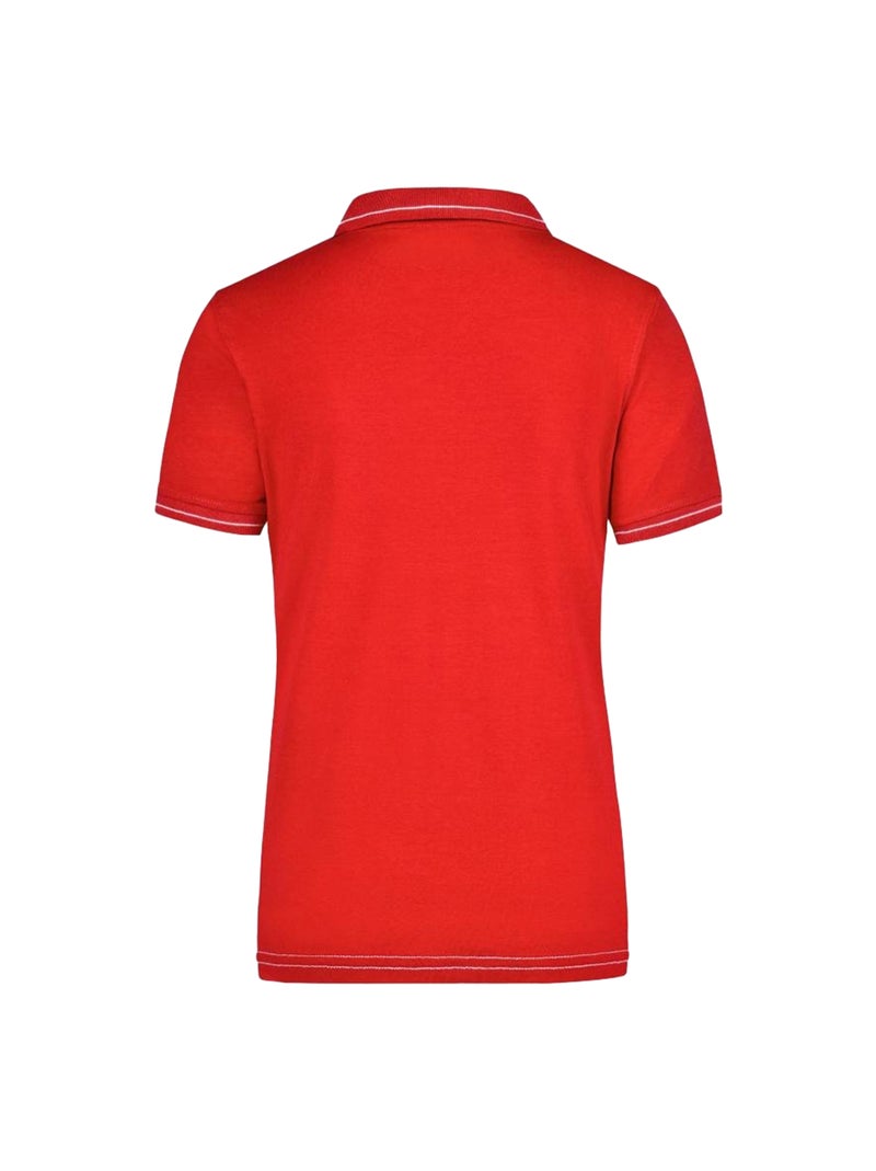James and Nicholson - Polo Blanc Rouge Blanc - Kiabi