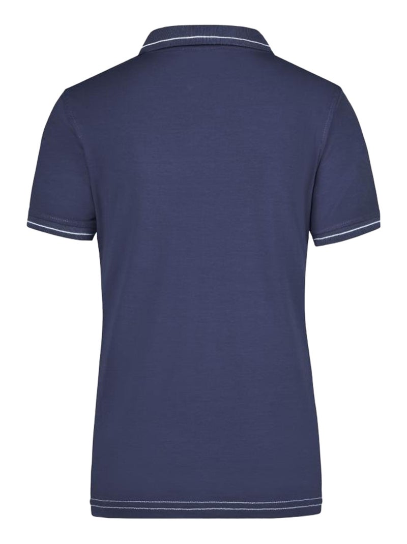 James and Nicholson - Polo Bleu Bleu marine Blanc - Kiabi