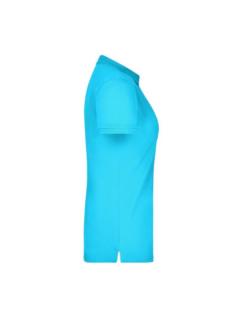 James and Nicholson - Polo Bleu marine/Turquoise - Kiabi